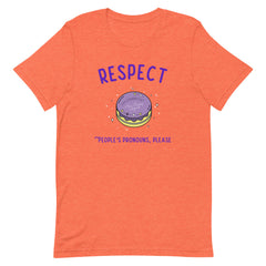 Respect People's Pronouns Please T-Shirt