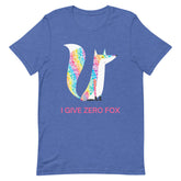 I Give Zero Fox Glitter T-Shirt