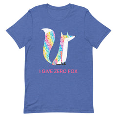 I Give Zero Fox Glitter T-Shirt