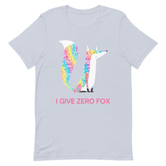 I Give Zero Fox Glitter T-Shirt