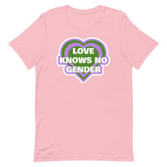 Love Knows No Gender Genderqueer T-Shirt
