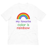 My Favourite Color is Rainbow Unisex T-Shirt