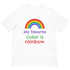 My Favourite Color is Rainbow Unisex T-Shirt