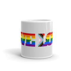Progress LGBT Love Mug