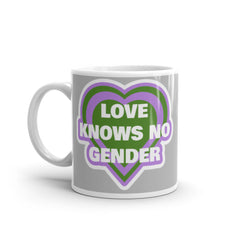 Love Knows No Gender Genderqueer Mug