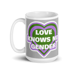 Love Knows No Gender Genderqueer Mug