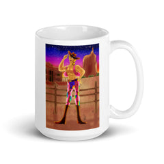Gay Cowboy At Sunset Mug