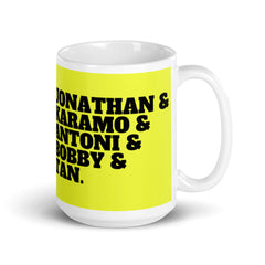 Jonathan & Karamo & Antoni & Bobby & Tan Mug