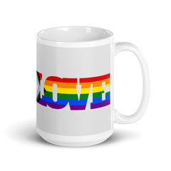 Progress LGBT Love Mug