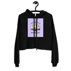 The Future Is Non-Binary Crop Hoodie