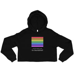 Acceptance Has No Boundaries Crop Hoodie