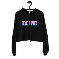 Alternative Genderfluid Love Crop Hoodie