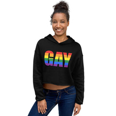Gay Crop Hoodie
