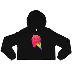 Gay Icecream Crop Hoodie