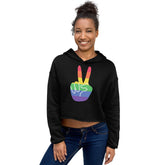Gay Pride Crop Hoodie