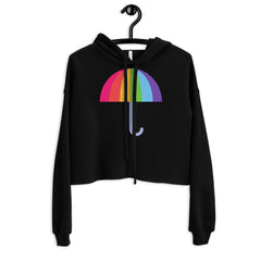 Gay Umbrella Crop Hoodie