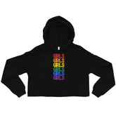Girls Girls Girls Crop Hoodie