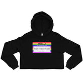 Hello My Pronouns Are They / Them / Theirs Crop Hoodie
