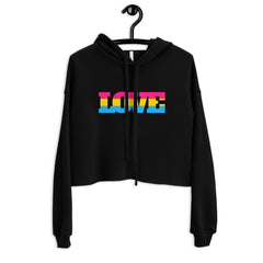 Pansexual Love Crop Hoodie