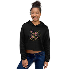 Sashay Away Crop Hoodie