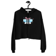 Trans Power Crop Hoodie