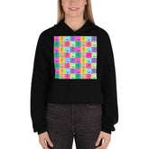 Vibrator Pop Art Crop Hoodie