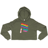 Proud Aunt Crop Hoodie