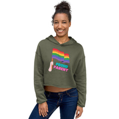 Proud Parent Crop Hoodie