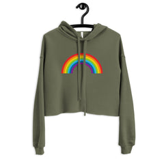 Rainbow Crop Hoodie