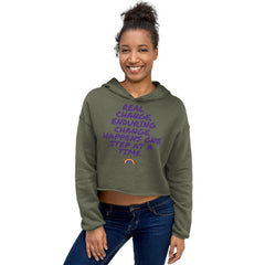 Real Change, Enduring Change Crop Hoodie