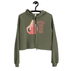 Spill the Tea Sis Crop Hoodie