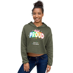 Stand Proud Crop Hoodie