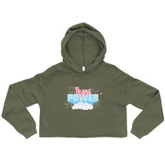 Stand Proud Trans Power Crop Hoodie