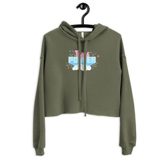 Trans Power Crop Hoodie