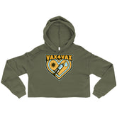 Vax 4 Vax Crop Hoodie