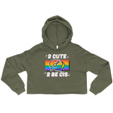 2 Cute 2 Be Cis Crop Hoodie