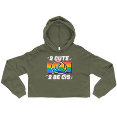 2 Cute 2 Be Cis Crop Hoodie