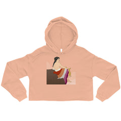 Sappho of Lesbos Crop Hoodie