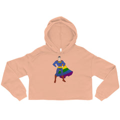 Gay Geek Crop Hoodie