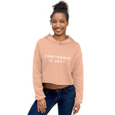Confidence Is Sexy Crop Hoodie
