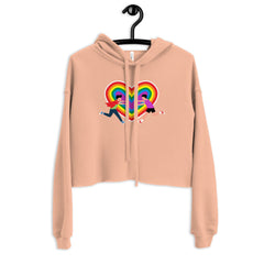 Gay Couple Crop Hoodie