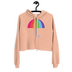 Gay Umbrella Crop Hoodie