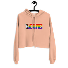 Progress LGBT Love Crop Hoodie