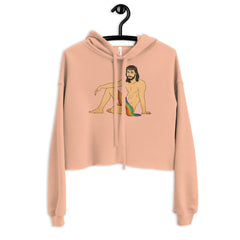 Sexy Gay Jesus Crop Hoodie