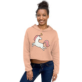 Unicorn Crop Hoodie