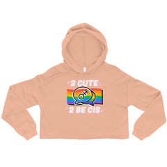 2 Cute 2 Be Cis Crop Hoodie