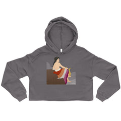 Sappho of Lesbos Crop Hoodie