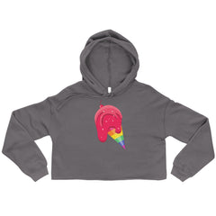 Gay Icecream Crop Hoodie