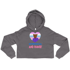 Intersexual And Proud Crop Hoodie
