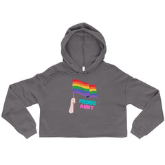 Proud Aunt Crop Hoodie